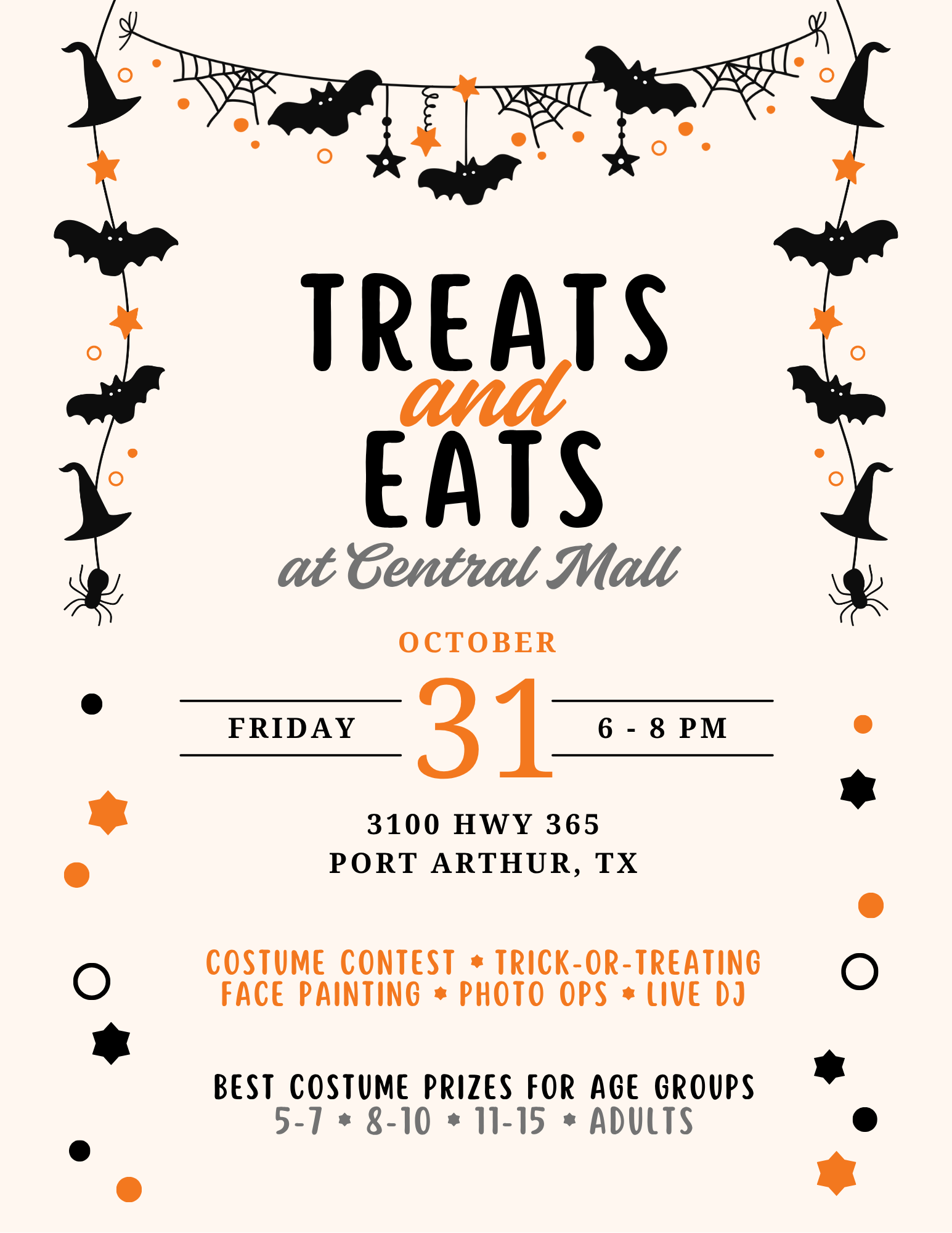 CMPA Treats and Eats Flyer event